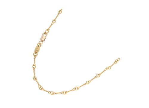 クロムハーツ 22Kゴールド ツイストチェーン GOLD CHAIN 41cm クロムハーツ（Chrome Hearts）ネックレス チェーン 22Kゴールド