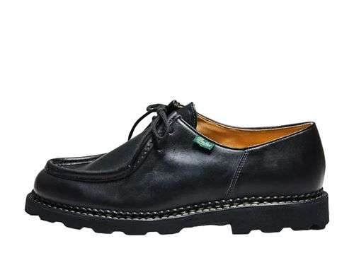 クラークス ワラビー ブラック ヘア オン ブラックアイパッチ アトモス