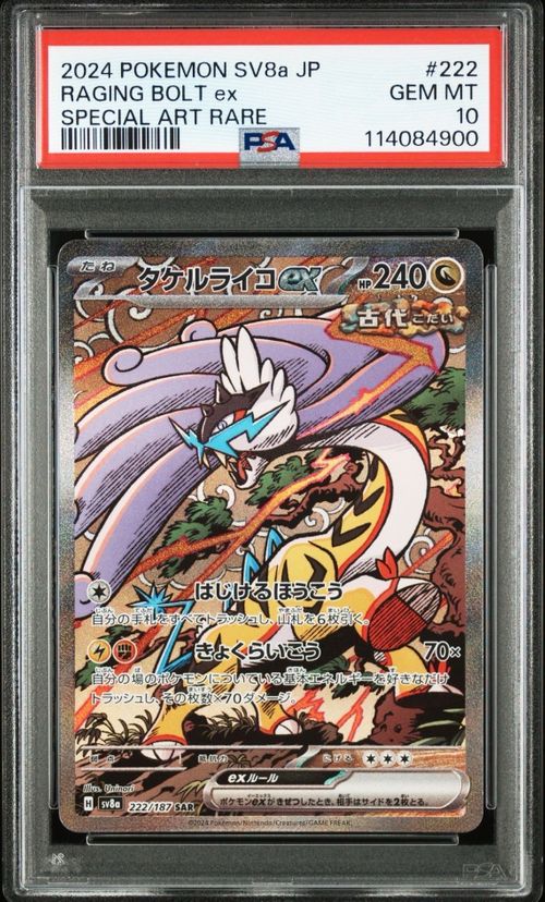 ポケモンカードゲーム(ポケカ) タケルライコex SAR [SV8a 222