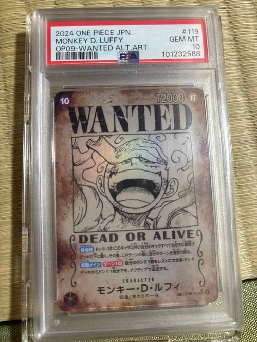 ワンピース モンキー・D・ルフィ：手配書 SEC-SPC [OP05-119