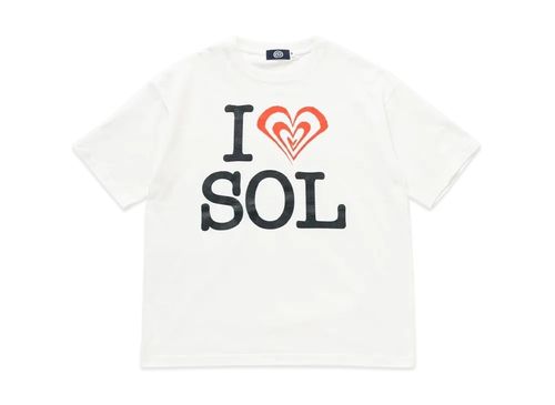 スーナーオアレイター アイラブ SOL Tシャツ 