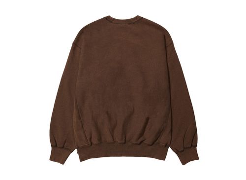 Supreme Washed Box Logo Crewneck M ブラウン シュプリーム ウォッシュド ボックスロゴ クルーネック