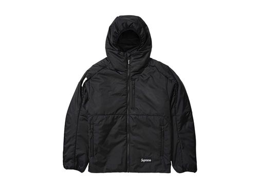 SUPREME ナイロンジャケット 黒 シュプリーム ウィンドストッパー インシュレーテッド