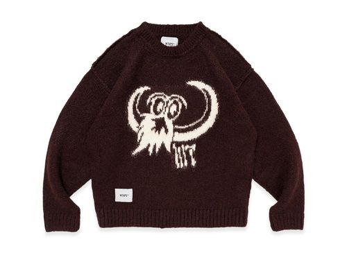 STUSSY BIG STRIPE CREW M ダークオリーブ STUSSY BIG STRIPE CREW M