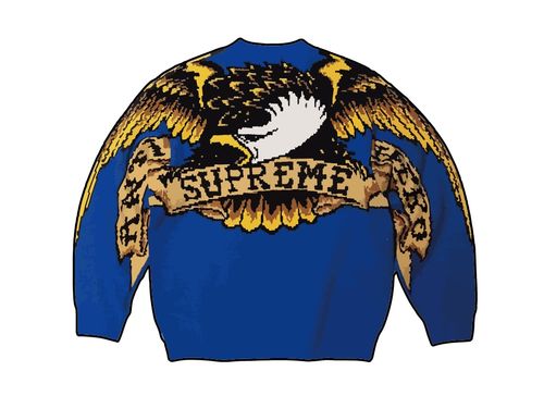 カ*キ様 Supreme antihero sweater シュプリーム アンタ シュプリーム x アンタイヒーロー セーター 