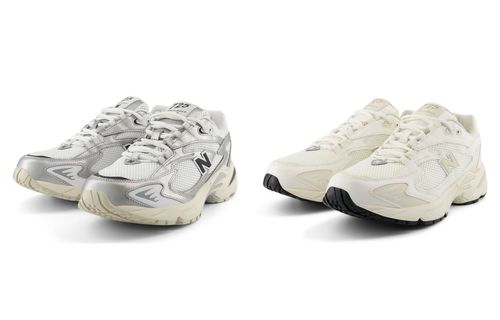 【新品】 New Balance 725 シルバー/ホワイト スニーカー24.5 New Balance☆ML725B ニューバランス 725 ホワイト シルバー