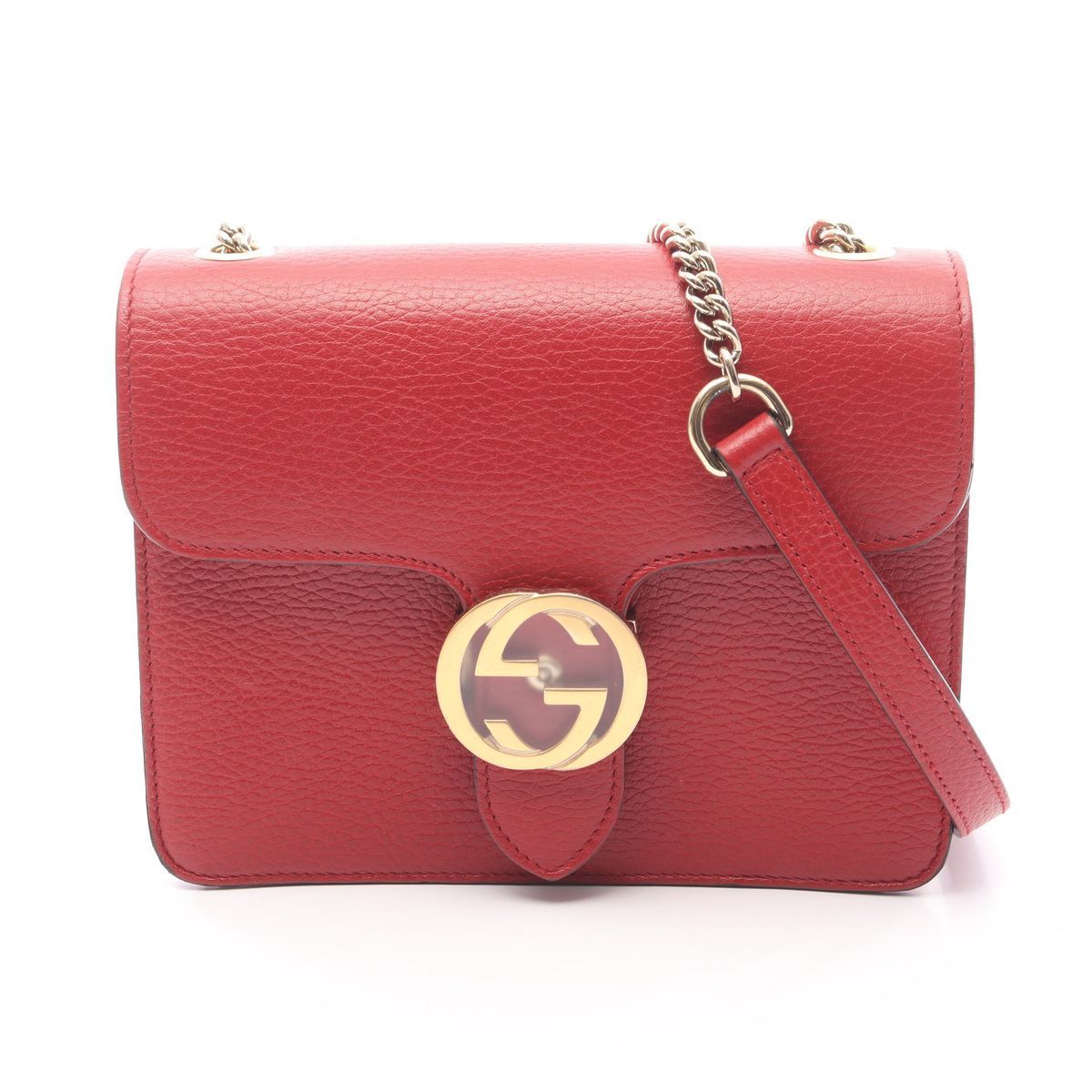 Guccigucci Shoulder bag pochette red One Size Used