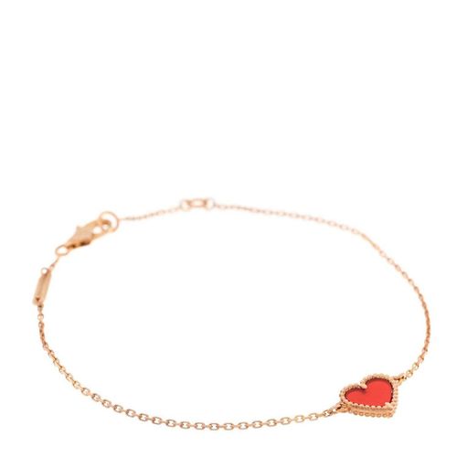 カーネリアン ハート ブレスレット Van Cleef & Arpels・国内発送カーネリアン アルハンブラ ハート