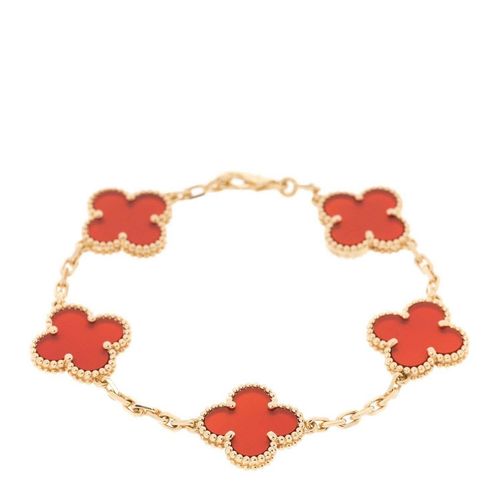 Van Cleef & Arpels・国内発送カーネリアン 5モチーフアルハンブラ