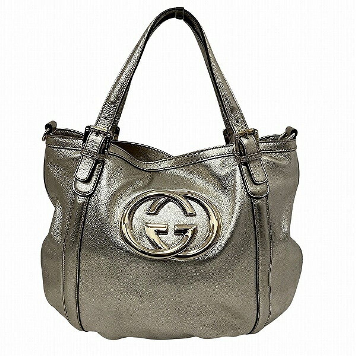 Gucci Double G coated Leather 2way Bag shoulder pochette color unspecified Used