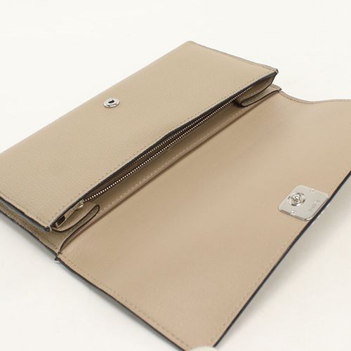 LOEWE 二つ折り財布 ベージュ LOEWE・LOEWE 二つ折り長財布 C821ACWX07【ランク：A】・折りたたみ
