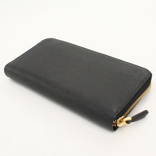 50【極美品】PRADA ラウンドファスナー　長財布 PRADA・PRADA ラウンドファスナー長財布 1ML506【ランク：S】・長財布