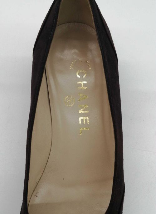 CHANEL スエードパンプス ブラウン 22.5 | OFFMALL - Buyee, an Online