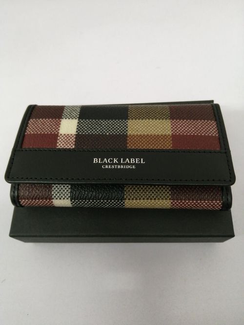 BLACK LABEL CRESTBRIDGE チェックPVCキーケース 512-130826-18