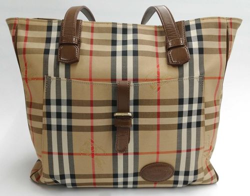 BURBERRYS ノバチェック トートバッグ 月桂樹 | OFFMALL - Buyee, an