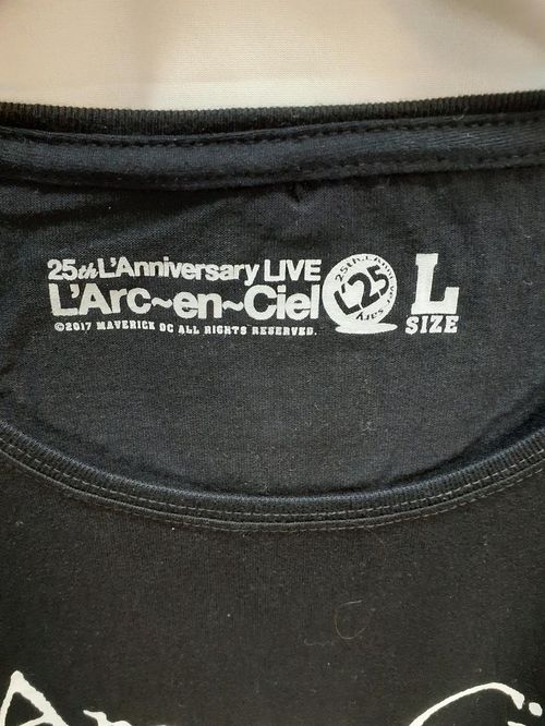 L'Arc〜en〜Ciel 25th  旧ロゴ Tシャツ Mサイズ 2枚 L'ARC-EN-CIEL 25TH 旧ロゴシャツ | OFFMALL - Buyee, an Online Proxy