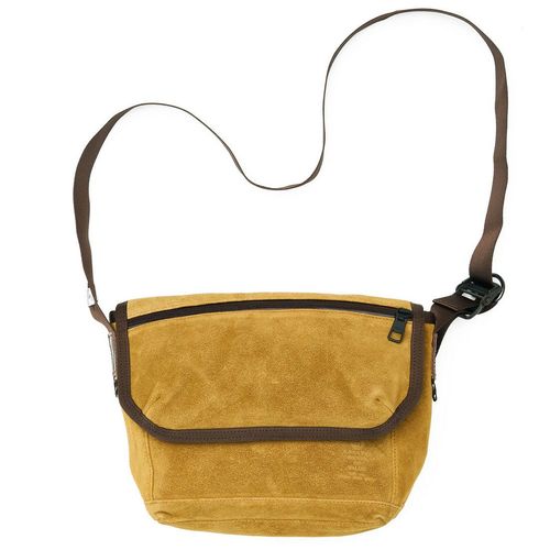 AS2OV (アッソブ) WATER PROOF SUEDE MESSENGER BAG / メッセンジャー