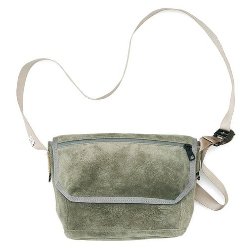 AS2OV (アッソブ) WATER PROOF SUEDE MESSENGER BAG / メッセンジャー