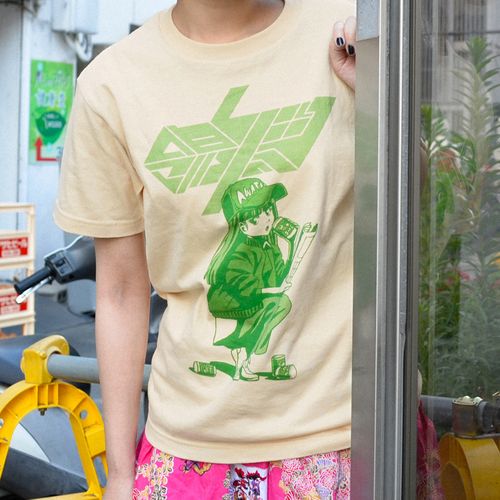 あわたプロ】錦糸町Tシャツ(ナチュラル・Lサイズ) | Village