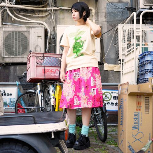 あわたプロ】錦糸町Tシャツ(ナチュラル・Lサイズ) | Village