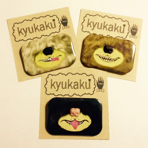 山口としあき】kyukaku缶バッチ・ブラック | - Buyee 통신 판매 대리