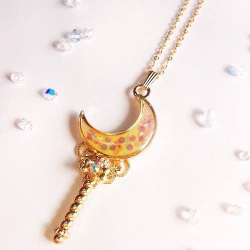MALICIOUS.X】TRIANGLE EYE NECKLACE /BLACK (BLUE) | Village
