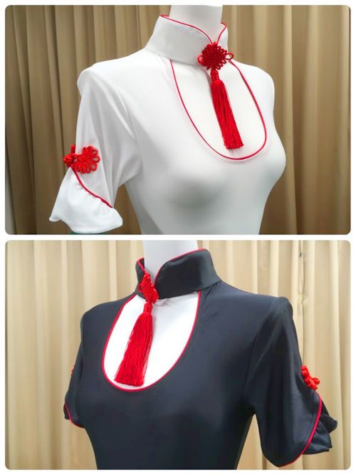 MOIRA DESIGN】チャイナレオタード｜ホワイト | ヴィレッジヴァン