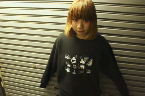 江戸ちんこビッグスウェット（黒） | Village Vanguard Online