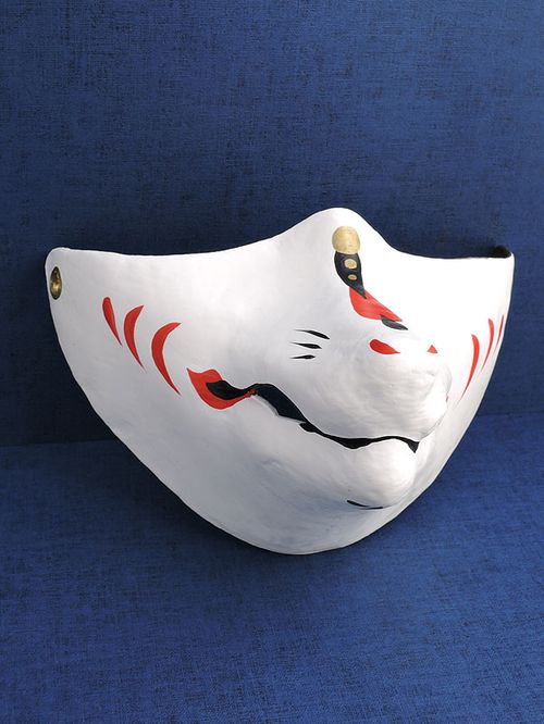 狐面堂】狐口面「銀」 | Village Vanguard Online Store - Buyee