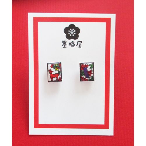 kikisora様専用☆犬・猫・うさぎ・ペット似顔絵イラスト花札ピアス