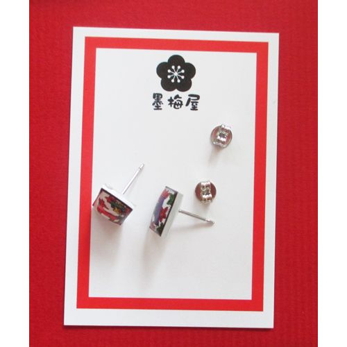 1216】2枚の葉っぱピアス／イヤリング