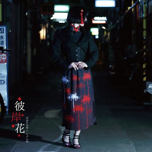 彼岸花スリット入りロングTワンピース/curiosite | - Buyee, un