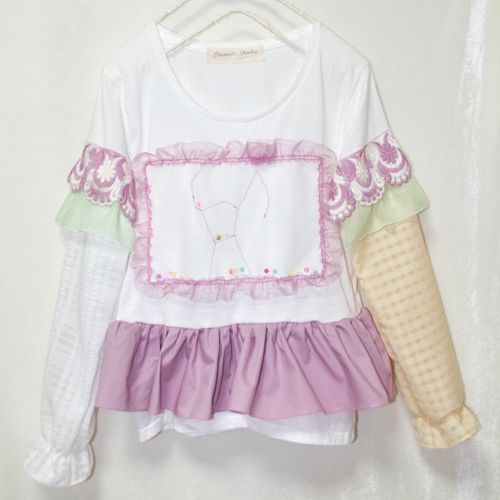 WBCQ　51　らんらん　籃籃　藍藍　応援　Tシャツ　（ホワイト） 高橋藍】Tシャツ/XL | Village Vanguard Online Store - Buyee