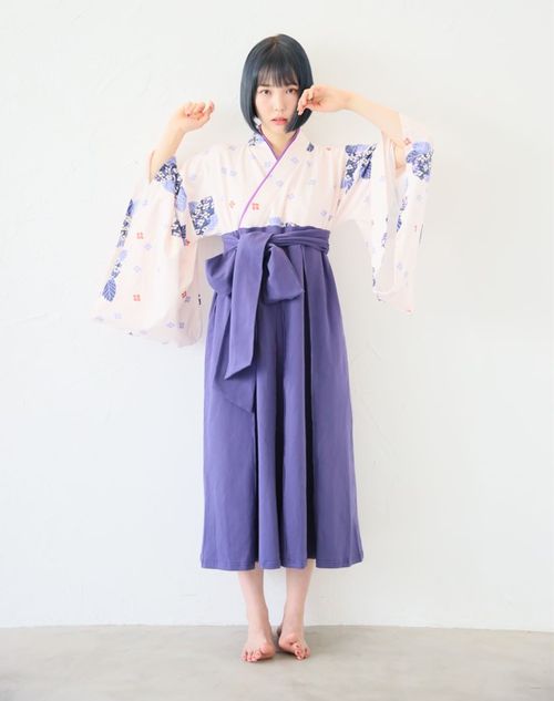 令和版】ゆる袴（紫陽花/LL） | Village Vanguard Online Store