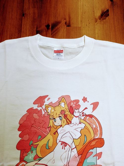 花園セレナ×Haる】T-shirt（White）Mサイズ＜花?Serena＞ | ヴィレッジ