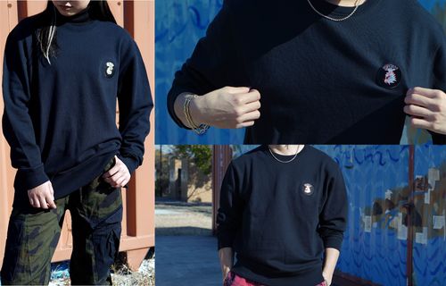 柊キライ×WOOMA】＜再再受注＞刺繍トレーナー≪オートファジー