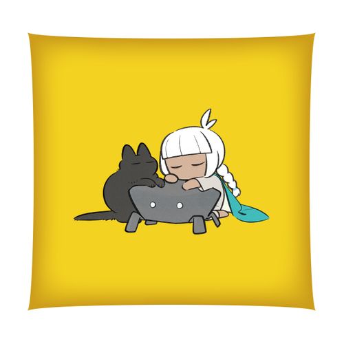 Sky×ふじひと】クッション ひとやすみ | ヴィレッジヴァンガード