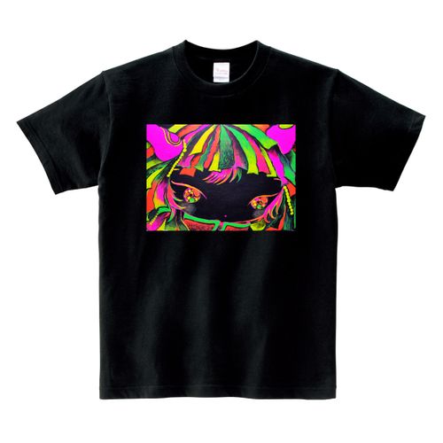 きくお×黄菊しーく】Tシャツ BK（Lサイズ） | Village Vanguard