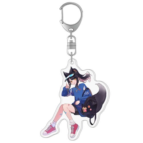 月深ツキ】アクリルキーホルダー ダイカット | - Buyee : l