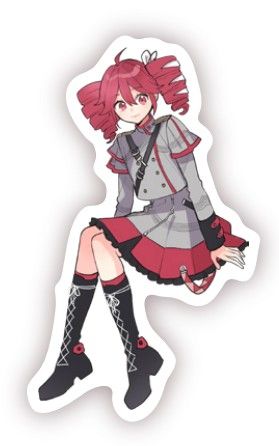 重音テト】ステッカー SV衣装 座り | Village Vanguard Online Store