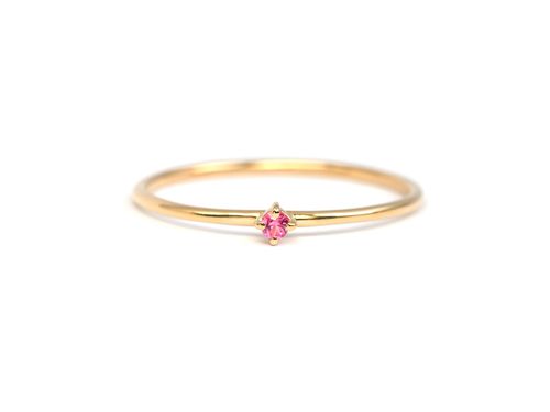 Pink spinel round pinky ring | - Buyee日本代购服务| 在Hariqua