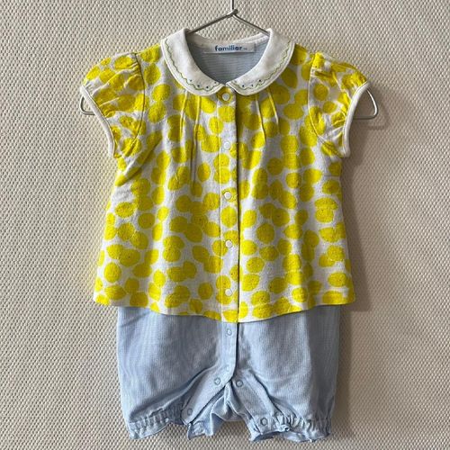 familiar、50～70cm、ロンパース、綿、女の子用 | MIRACLEBOX - Buyee