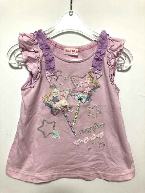 希少❗️メゾピアノ❗️110㎝タンクトップ❗️ mezzo piano、110cm、タンクトップ、綿、女の子用 | MIRACLEBOX