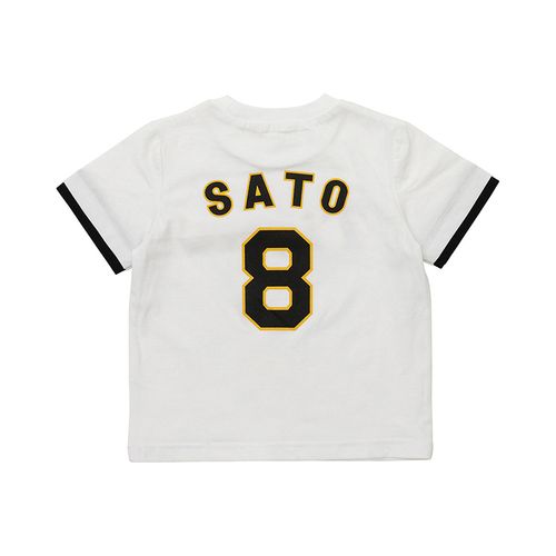 キッズ背番号Tシャツホワイト（佐藤輝明）130cm | 阪神タイガース公式