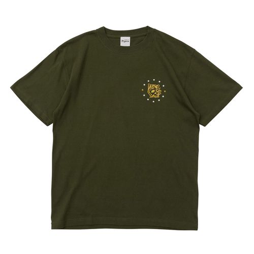 日本国内発送！DLP限定！30周年 Tシャツ キャッスル ロゴ 90周年ギャラクシータイガーロゴTシャツシティグリーンM