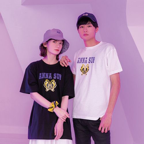 【関税込み】Anna Sui Tシャツ ネコリゾート刺繍Tシャツ 7152226 | ANNA SUI mini