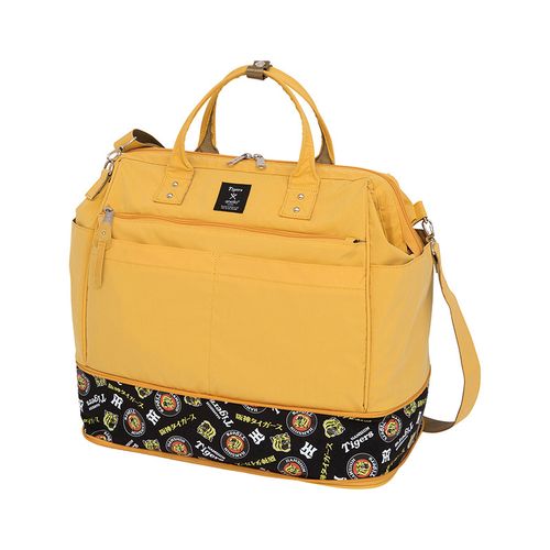 anello - 【阪神タイガース】 Tigers × anello 拡張ボストンバッグ アネロ Tigers×anello 拡張ボストンバッグネイビー | 阪神タイガース公式