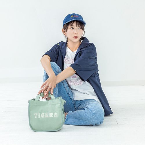 パッチワーク2wayトートバッグ パッチワークロゴ2WAYトートミントグリーン | Hanshin Tigers