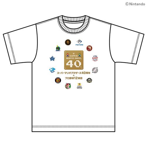 スーパーマリオブラザーズ40周年×プロ野球12球団】TシャツS | Hanshin